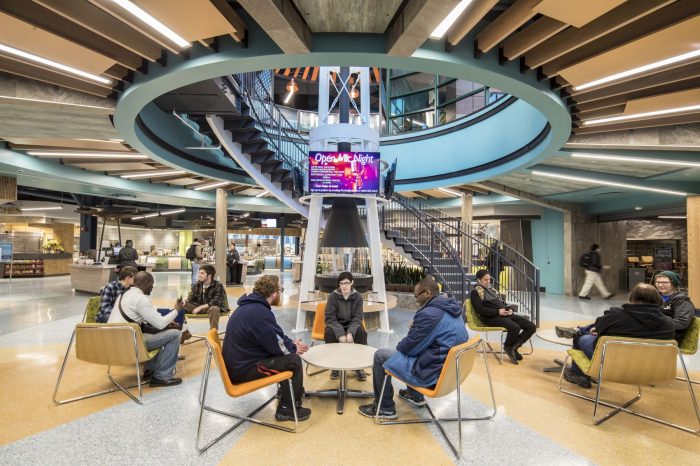England technology institute architecture connor east dining commons student center choose board New england institute technology