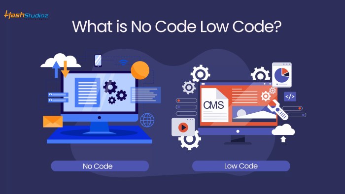 Low-code vs. no-code platforms